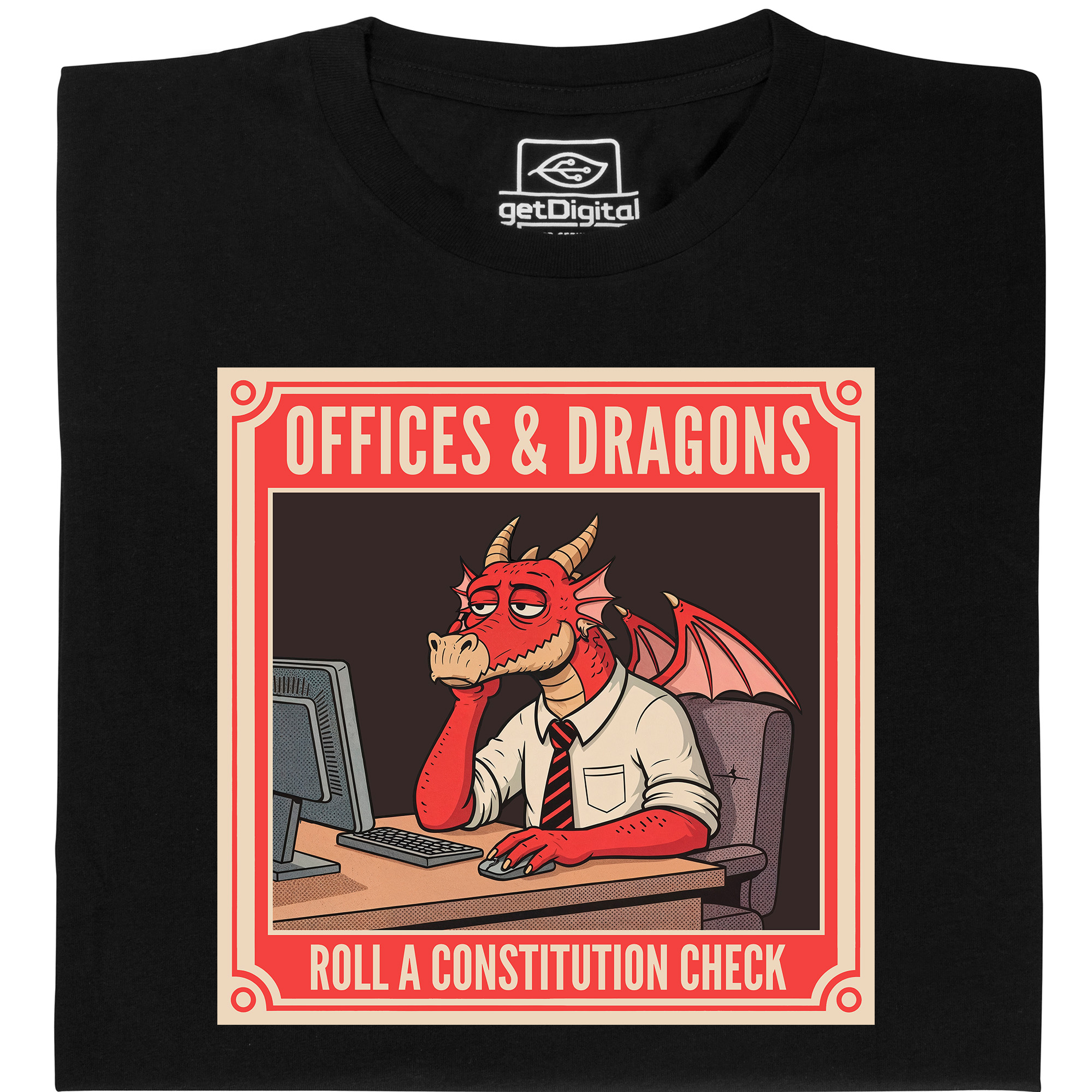 Fair gehandeltes Öko-T-Shirt: Offices & Dragons