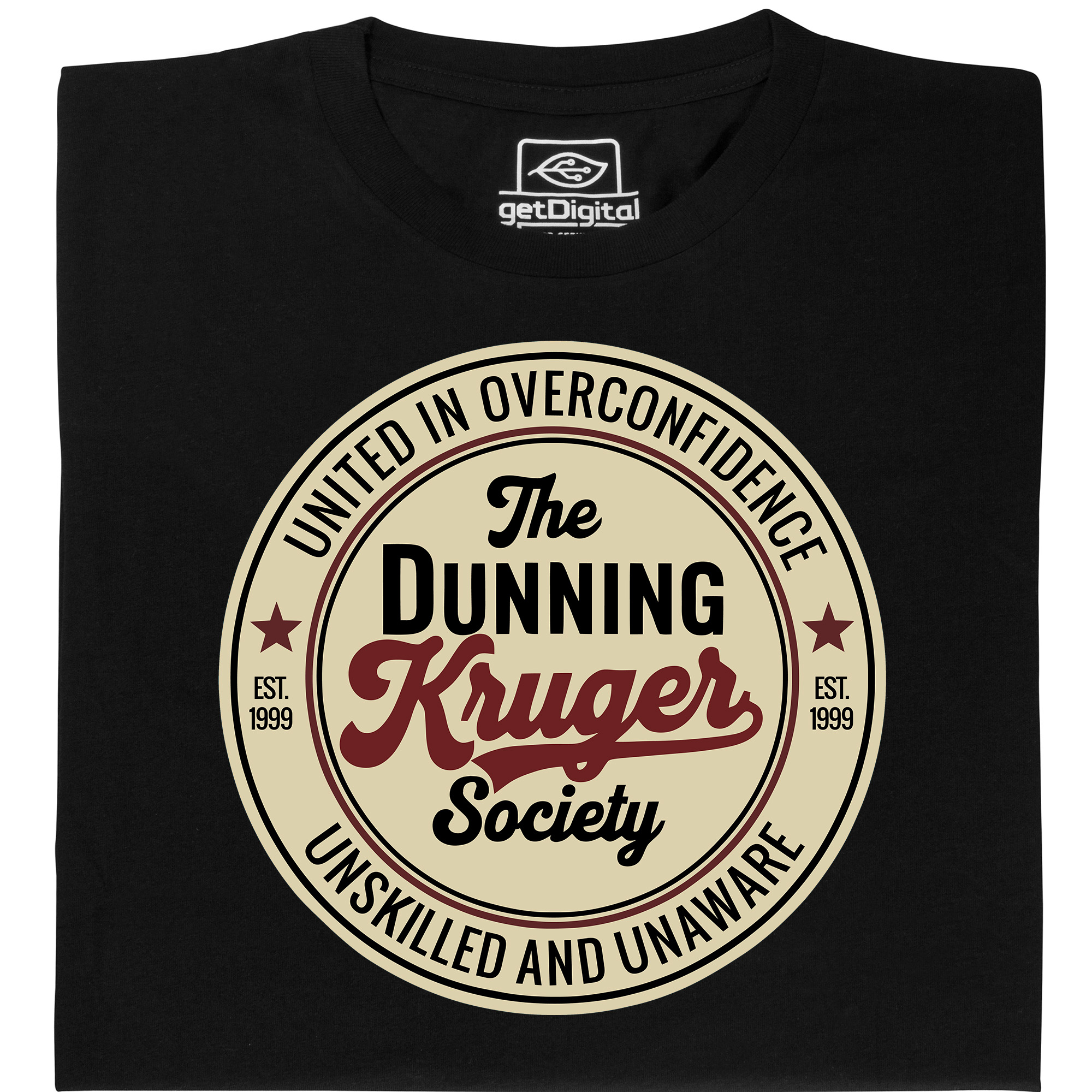 Fair gehandeltes Öko-T-Shirt: Dunning Kruger Society