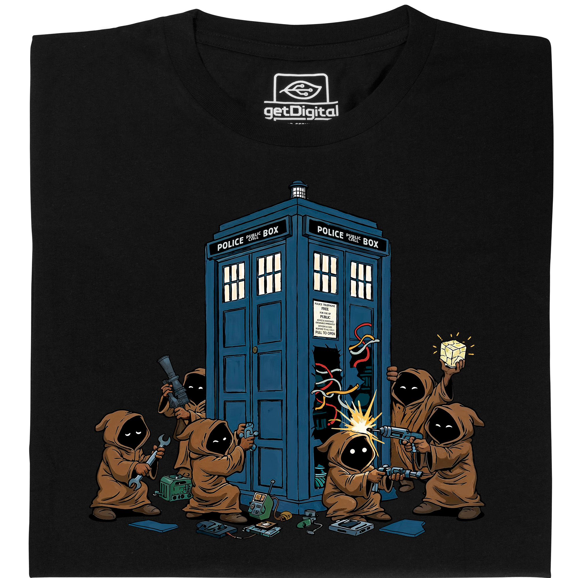 Fair gehandeltes Öko-T-Shirt: Transdimensionaler Schrott