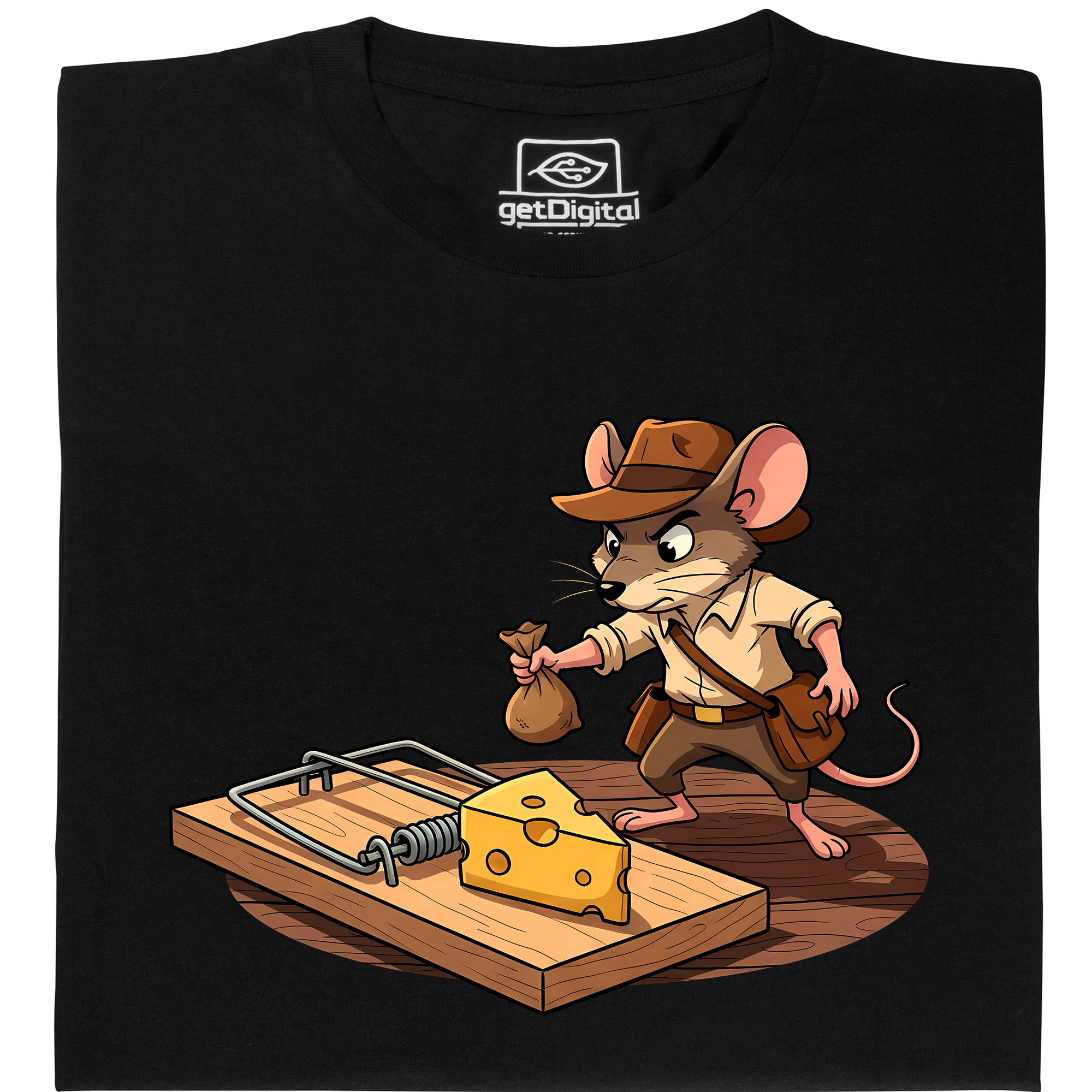 Fair gehandeltes Öko-T-Shirt: Jäger des verlorenen Käses