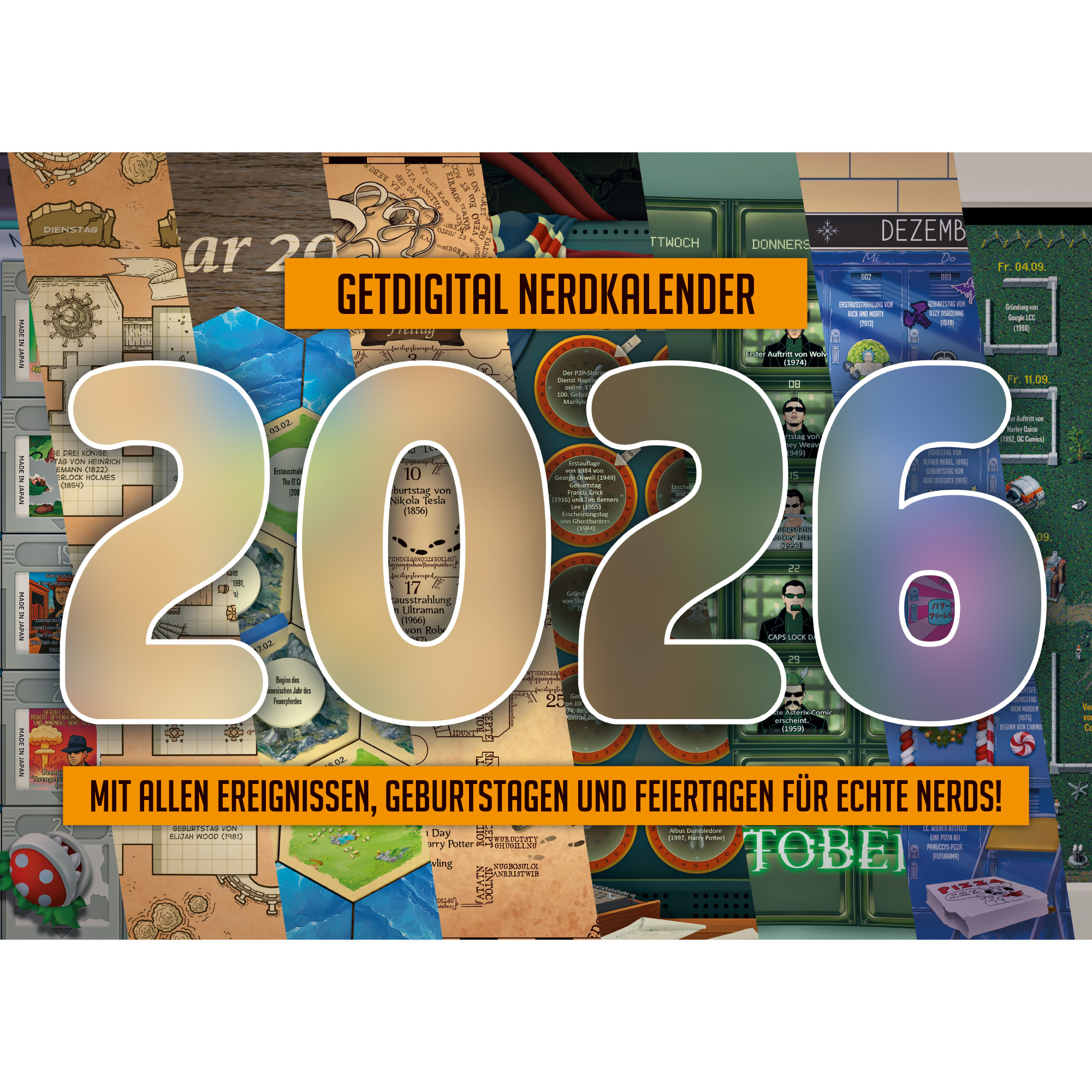 getDigital Nerdkalender 2026