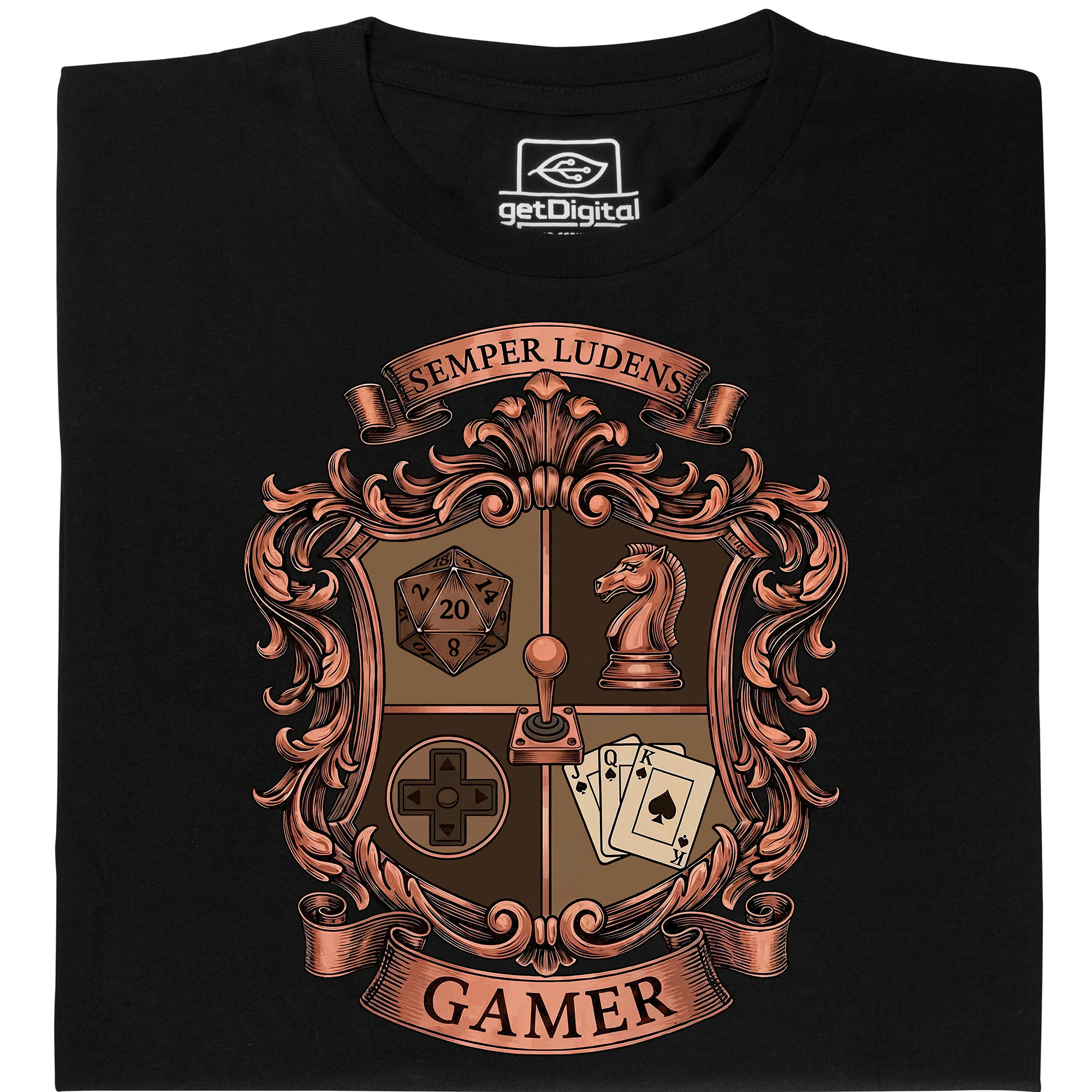 Fair gehandeltes Öko-T-Shirt: Semper Ludens