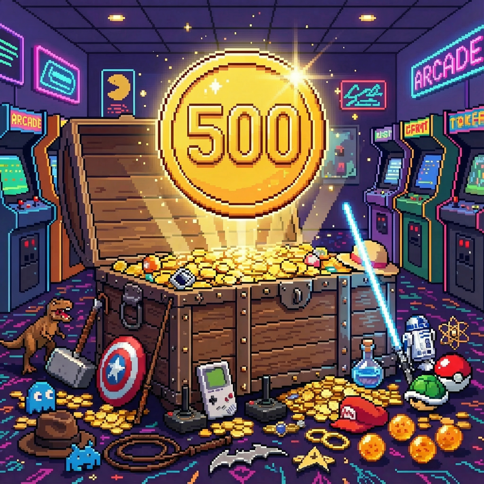 Große Nerd-Überraschungsbox Retro