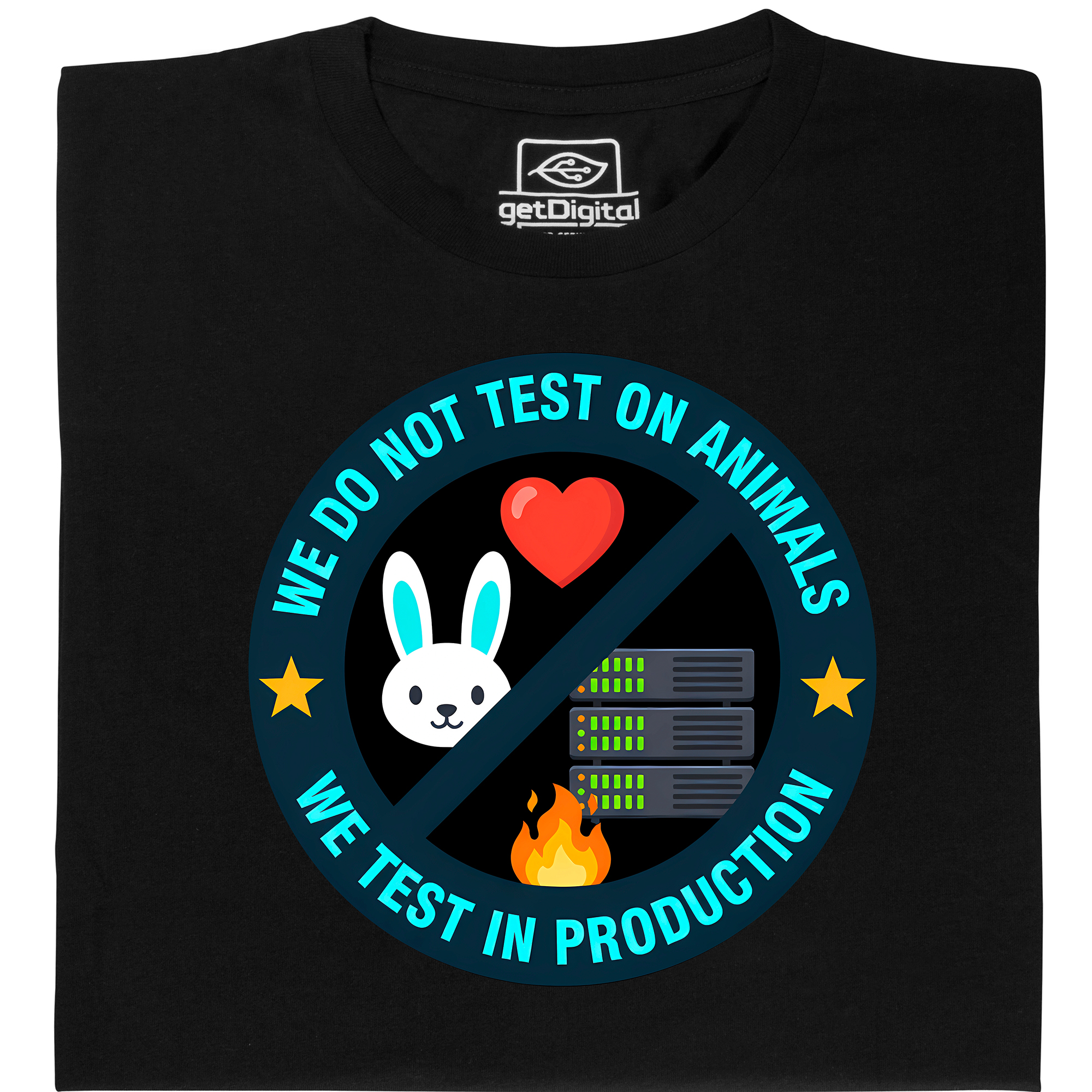 Fair gehandeltes Öko-T-Shirt: Test in Production