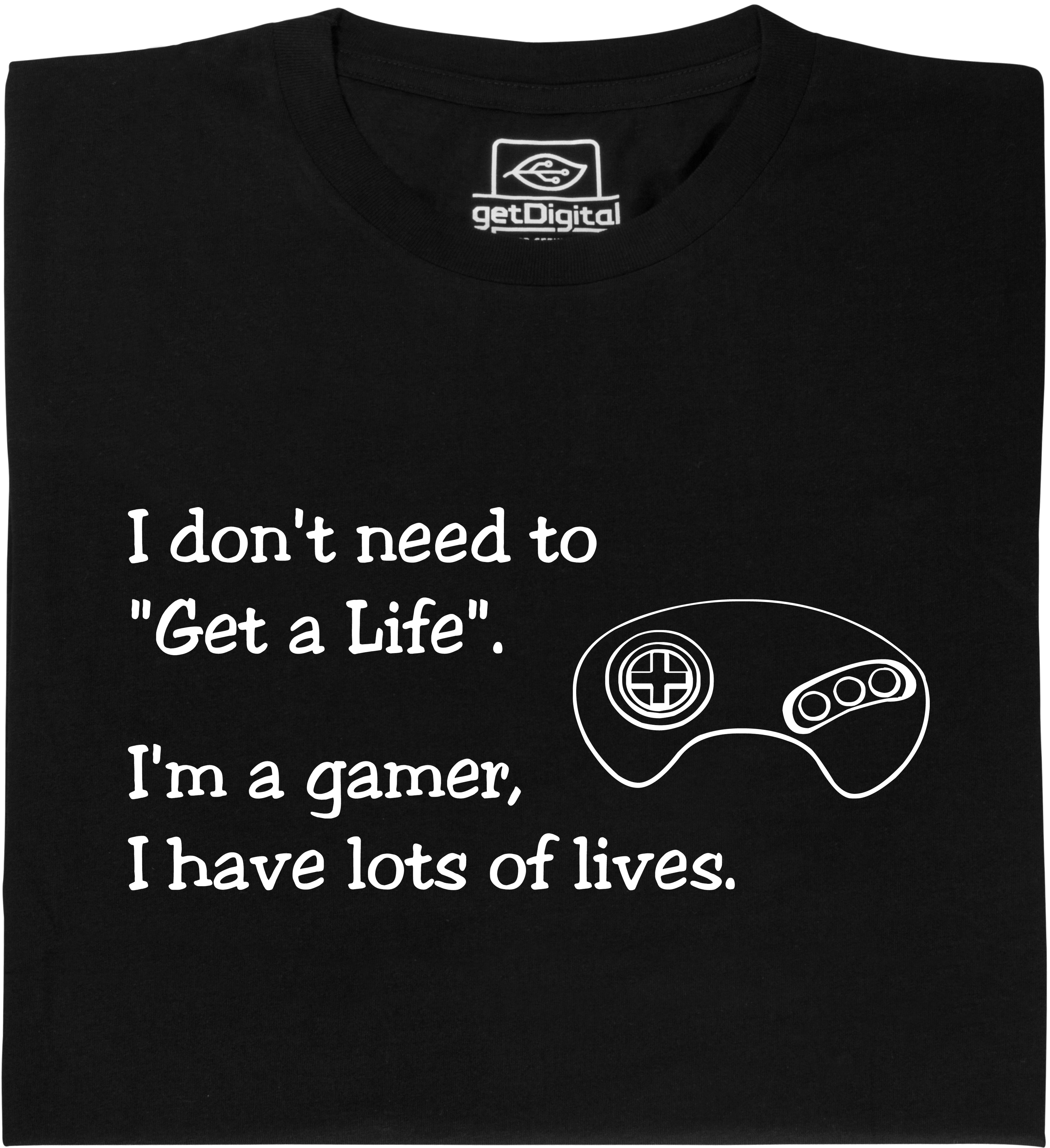 Fair gehandeltes Öko-T-Shirt: Get a Life