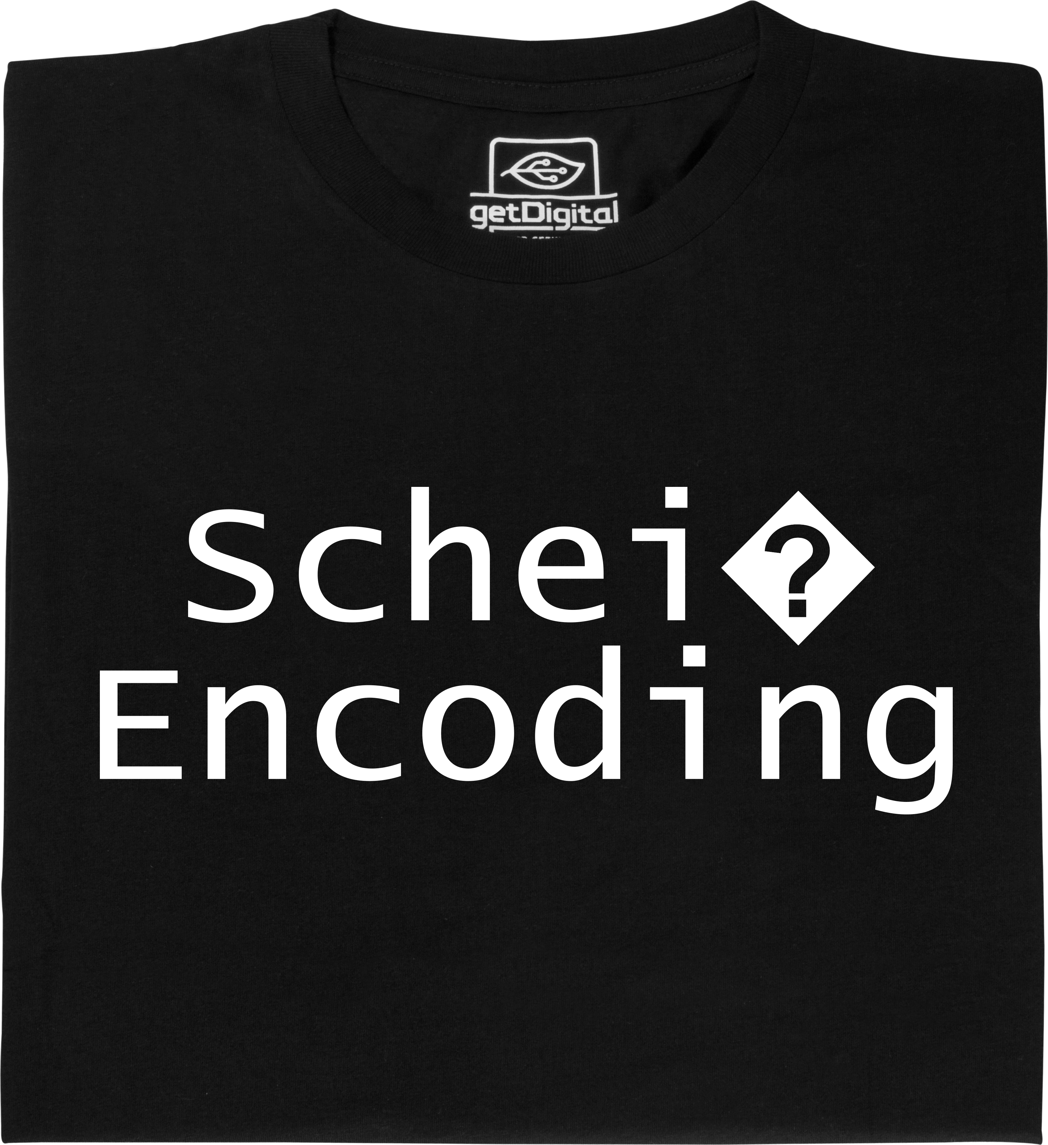 Fair gehandeltes Öko-T-Shirt: Schei? Encoding