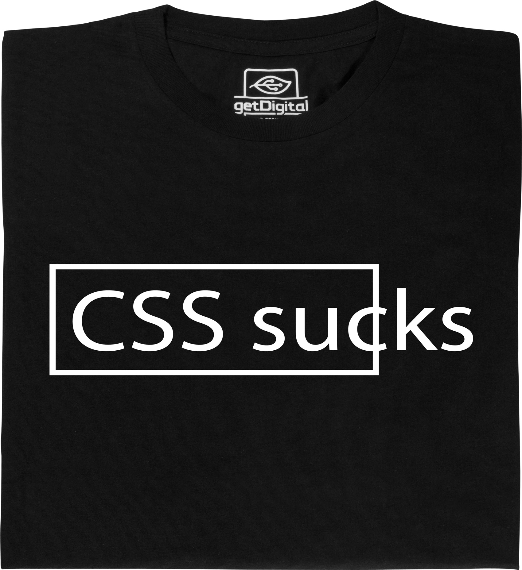 Fair gehandeltes Öko-T-Shirt: CSS sucks v2