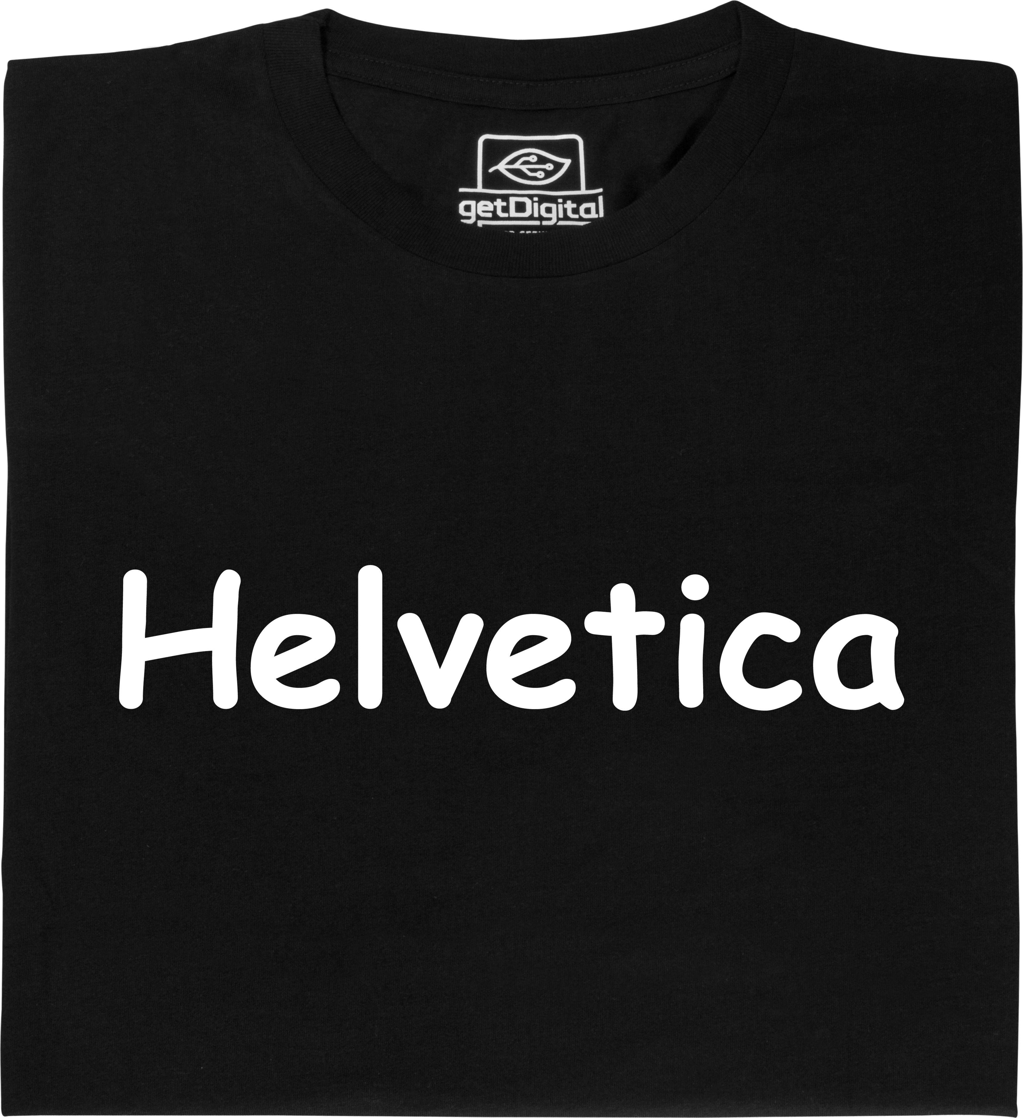 Fair gehandeltes Öko-T-Shirt: Helvetica