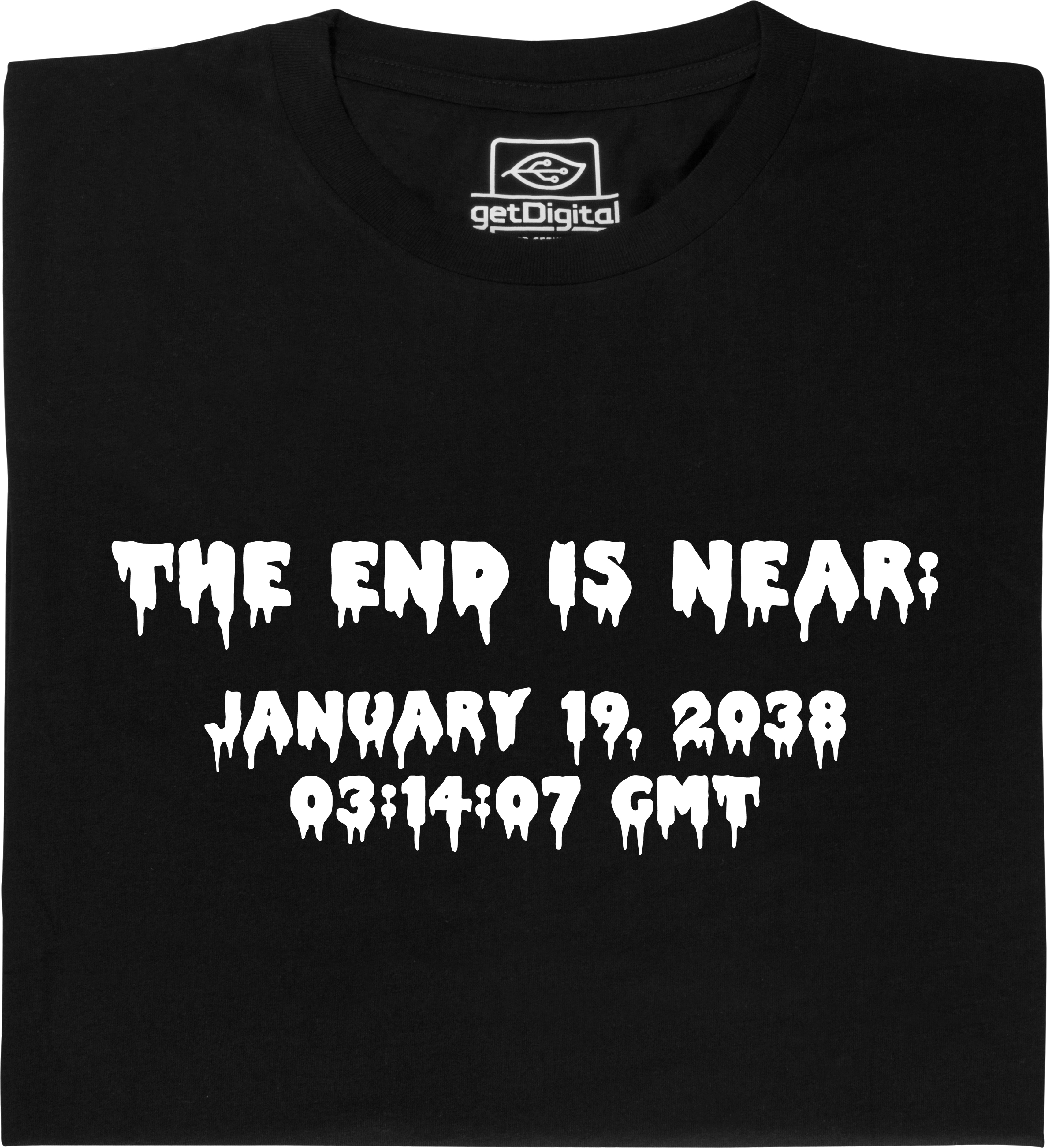 Fair gehandeltes Öko-T-Shirt: The end is near