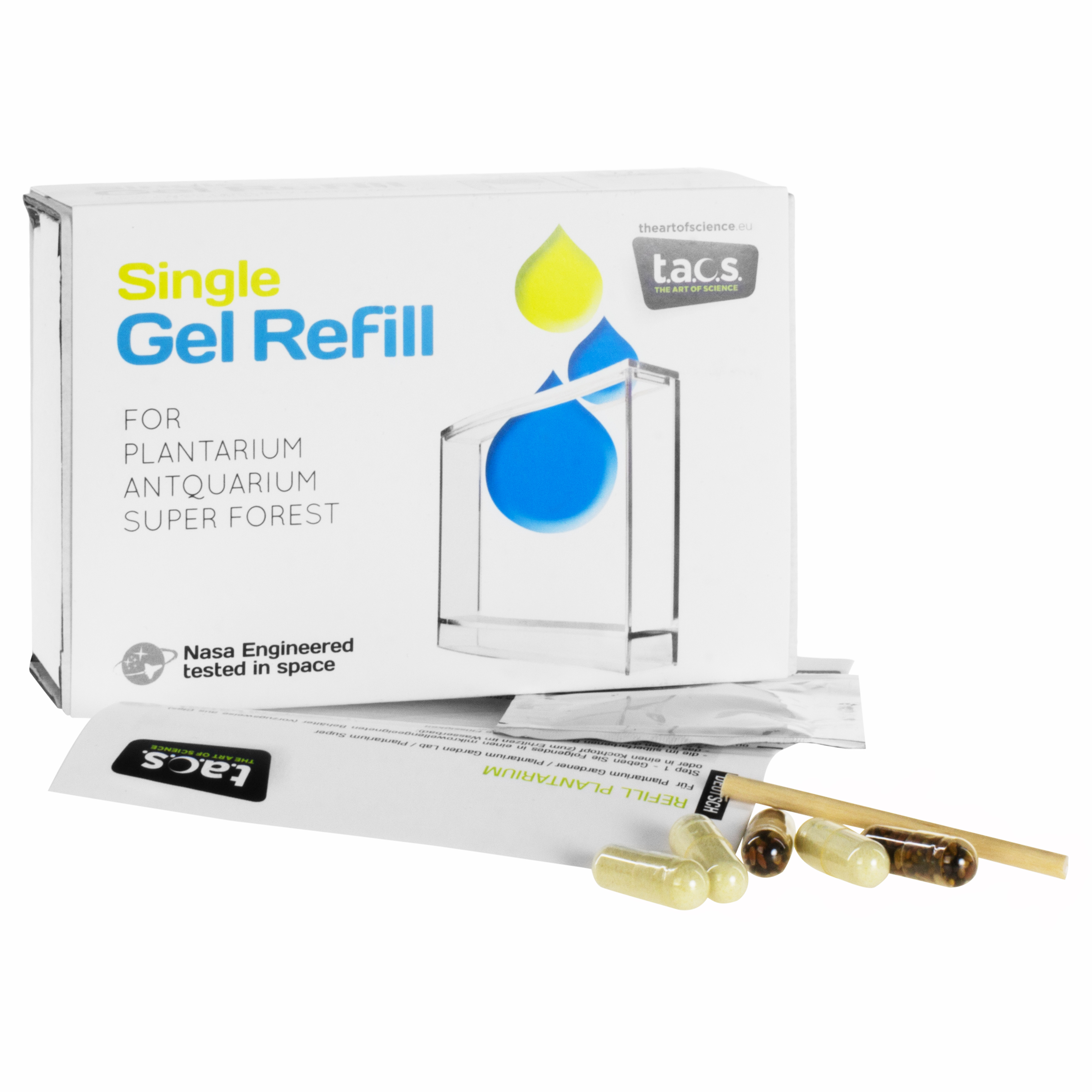 Plantarium Nachfüllgel Single Gel Refill – Nachfüllset zum einmaligen Nachfüllen des Plantariums, inklusive neuer Samen