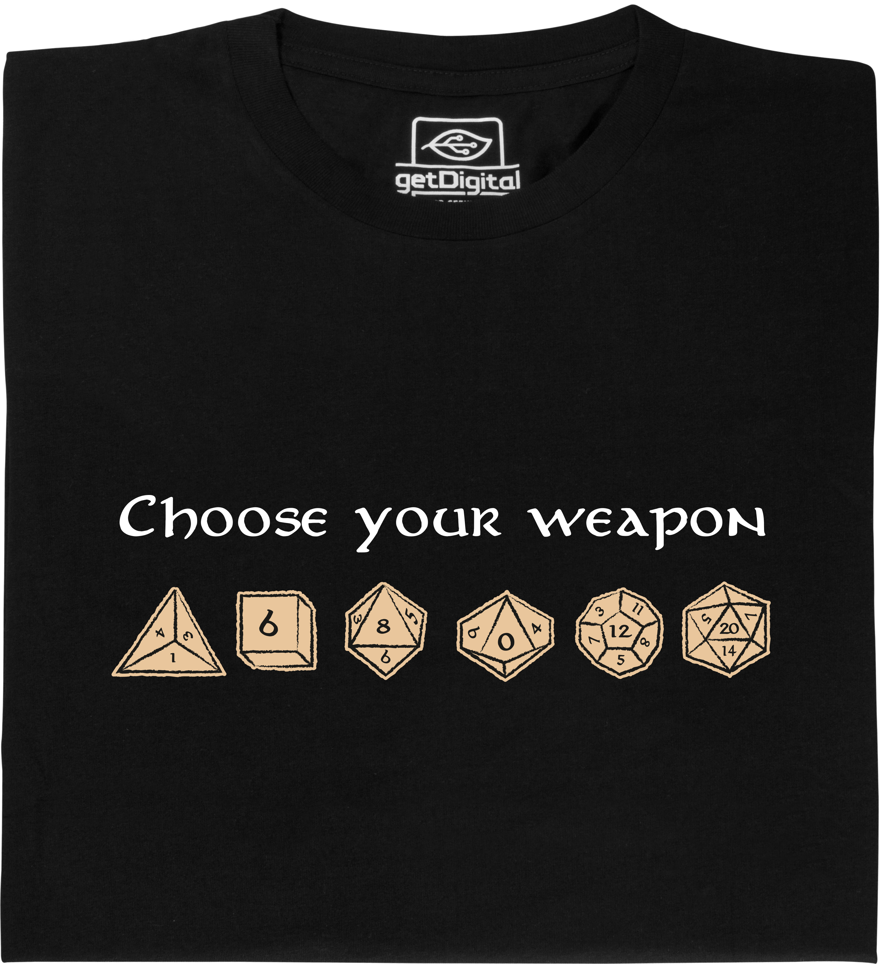 Fair gehandeltes Öko-T-Shirt: Choose your weapon