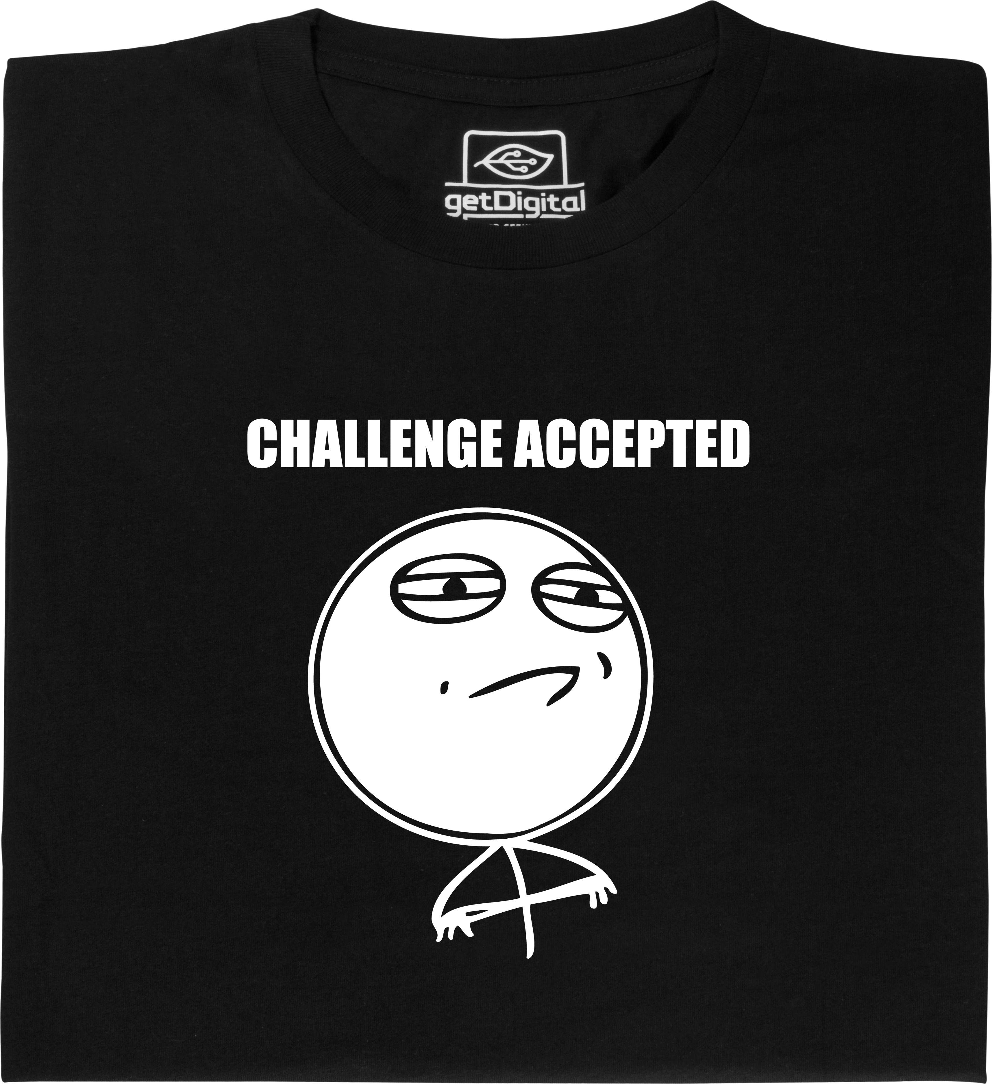 Fair gehandeltes Öko-T-Shirt: Challenge accepted