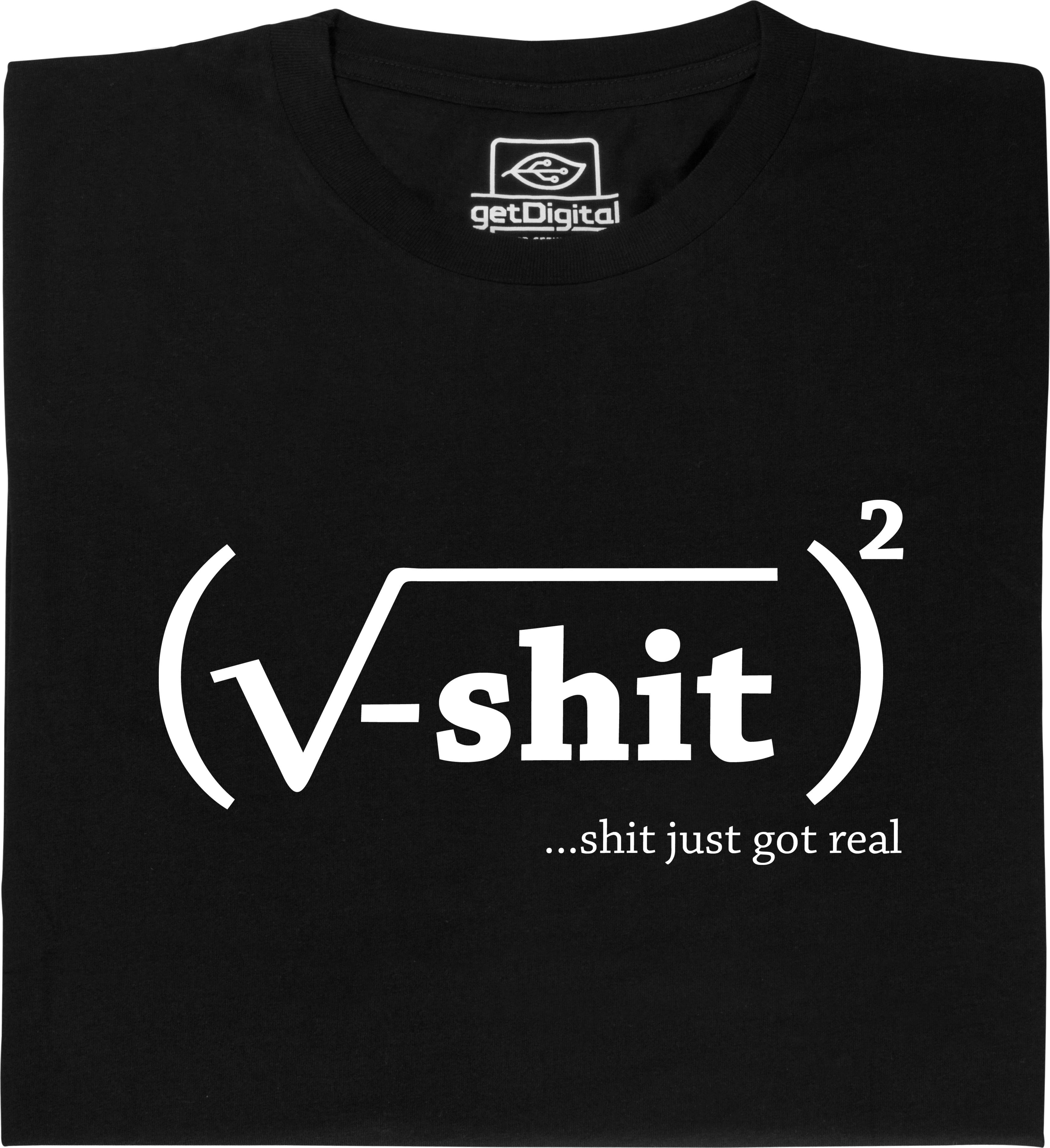 Fair gehandeltes Öko-T-Shirt: Shit just got real