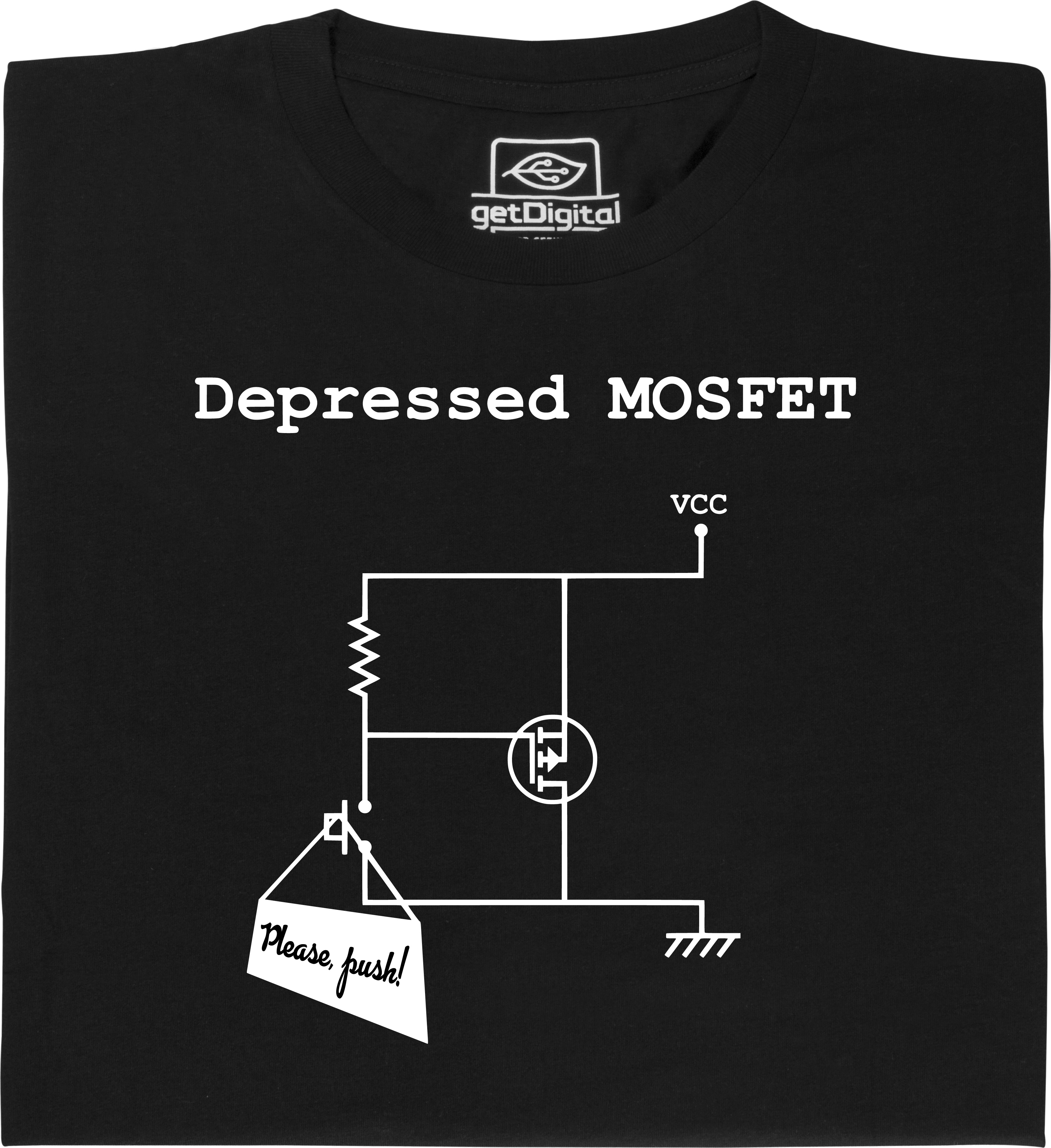 Fair gehandeltes Öko-T-Shirt: Depressiver Transistor