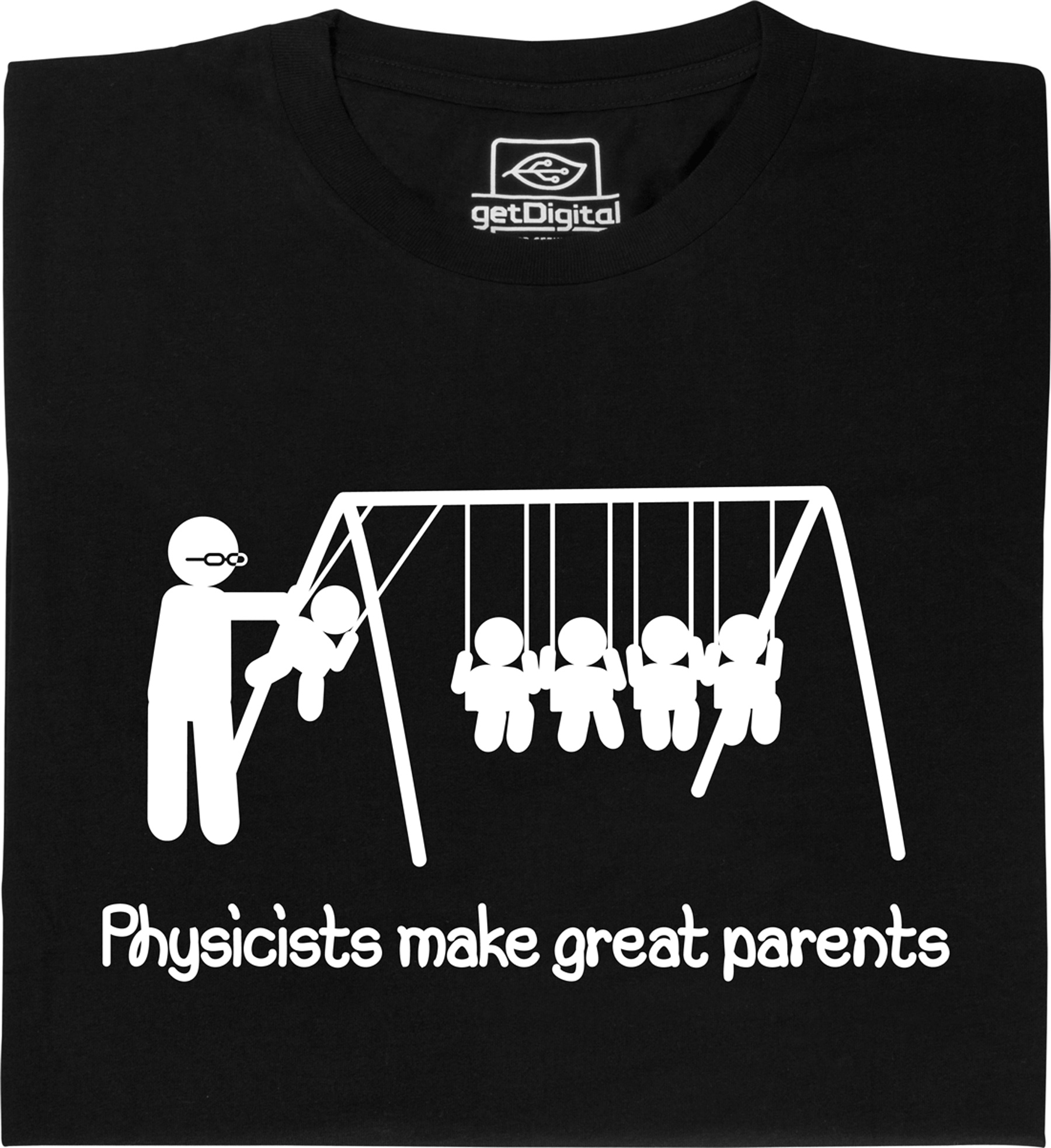 Fair gehandeltes Öko-T-Shirt: Physiker sind tolle Eltern