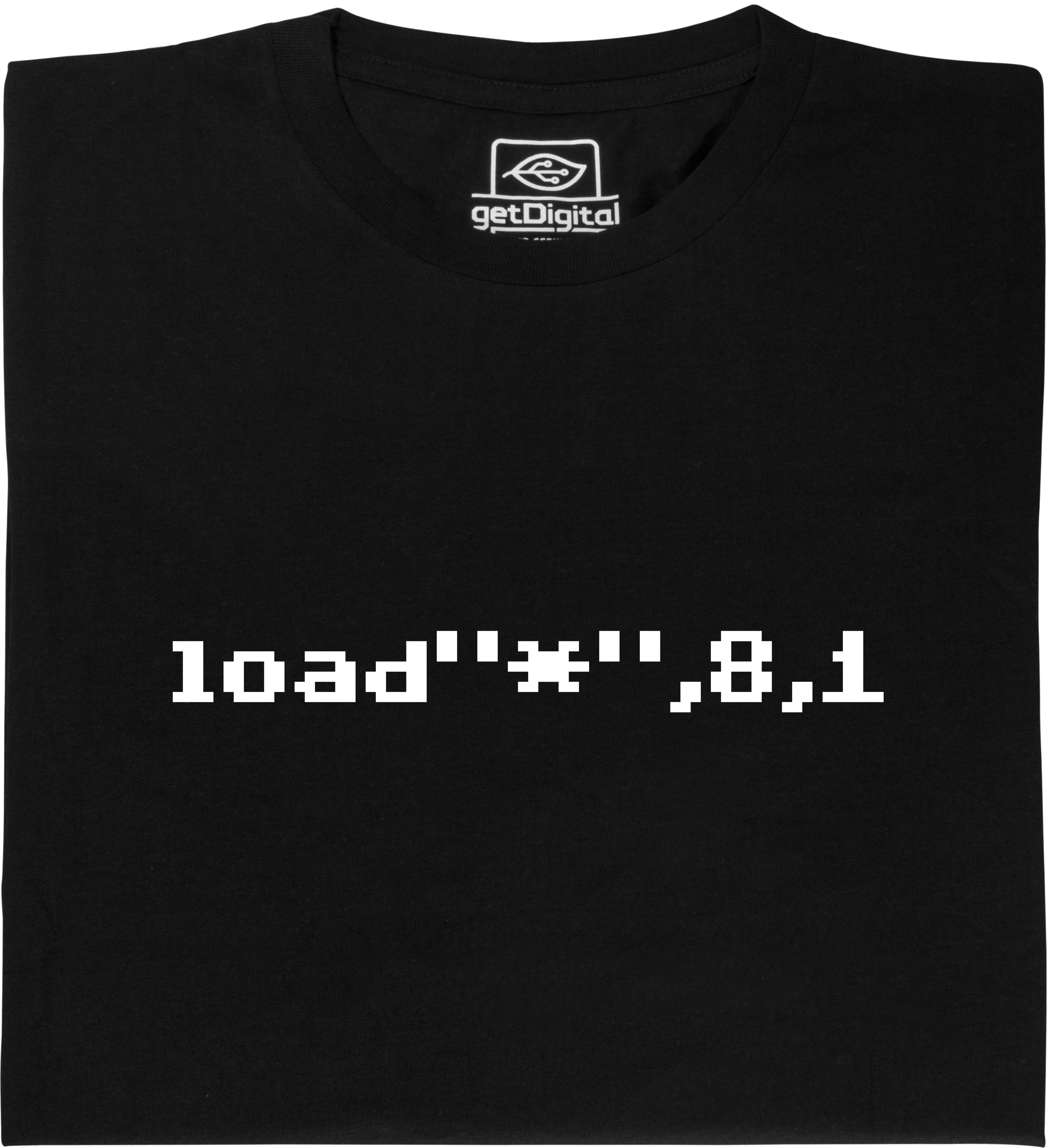 Fair gehandeltes Öko-T-Shirt: C64 Ladebefehl