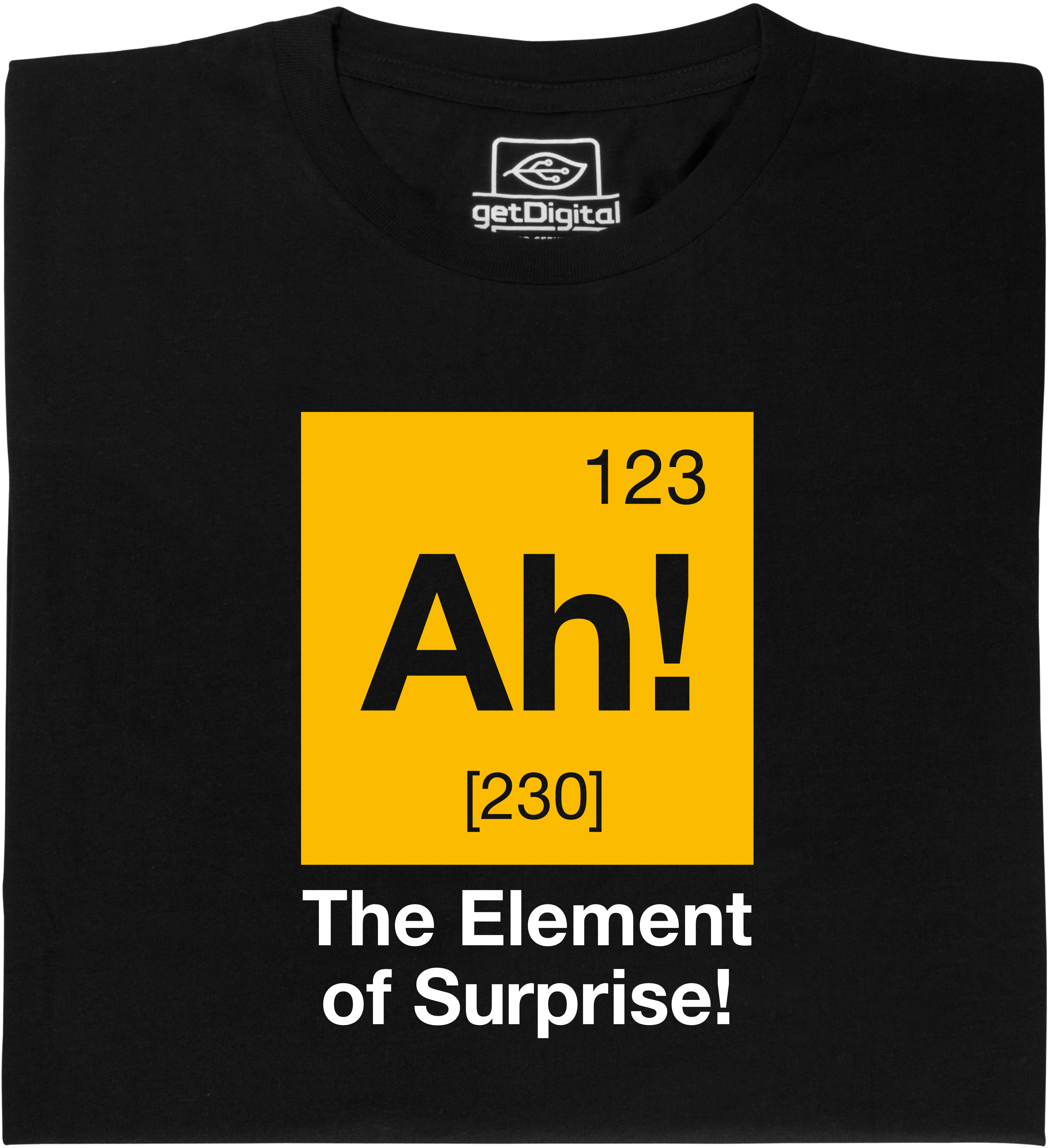 Fair gehandeltes Öko-T-Shirt: Ah! The Element of Surprise