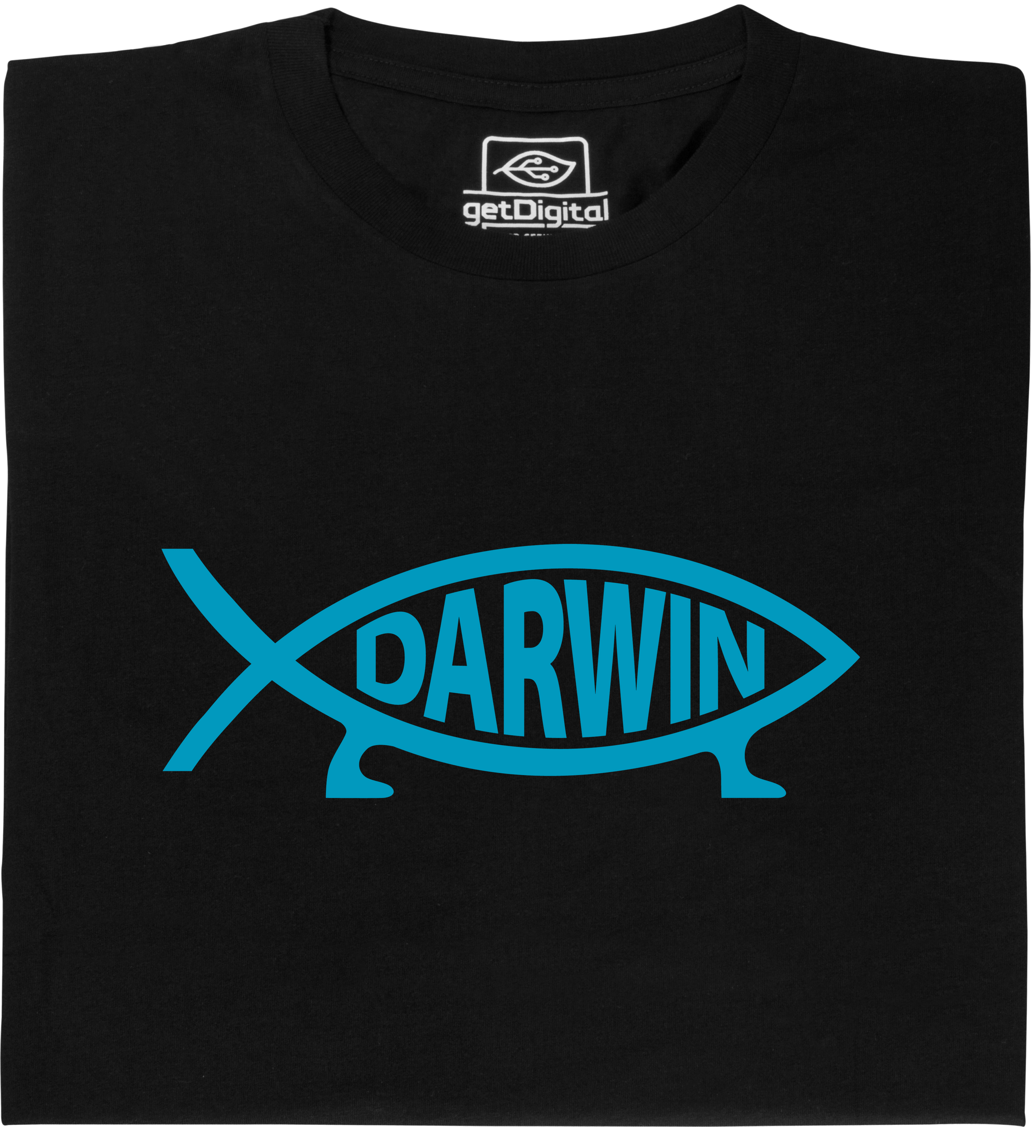 Fair gehandeltes Öko-T-Shirt: Darwin Fisch