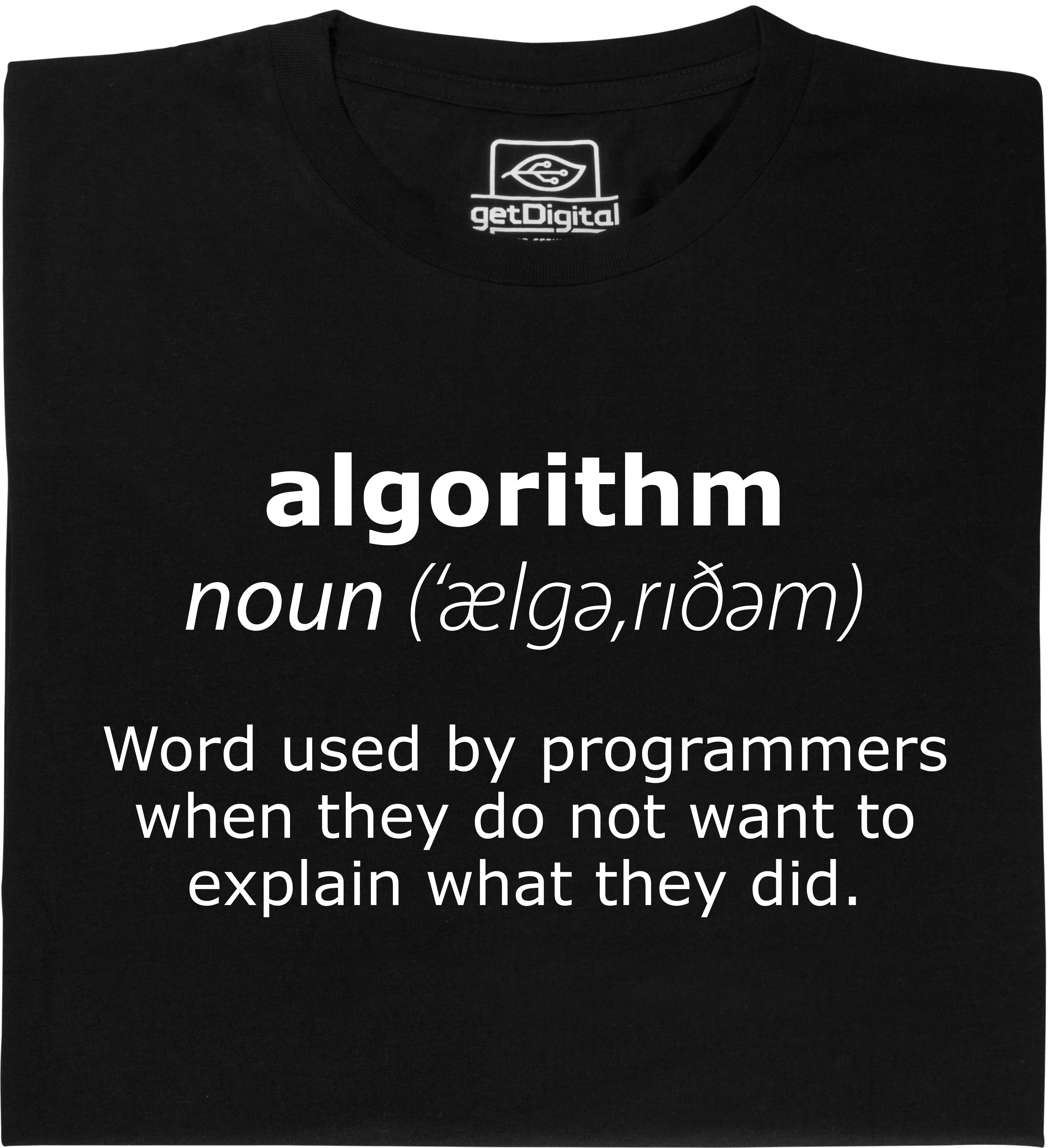Fair gehandeltes Öko-T-Shirt: Algorithm