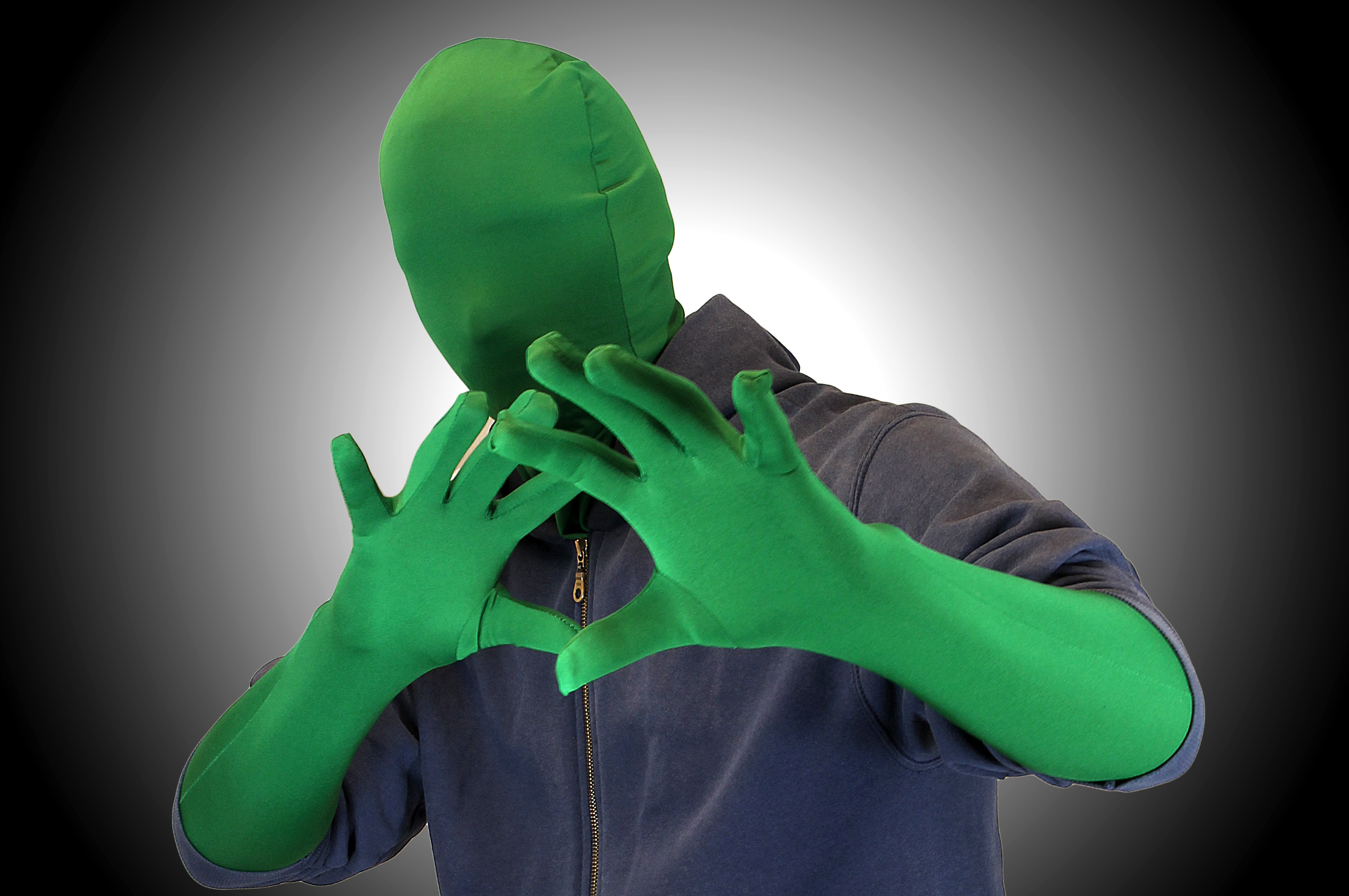 Kostüm Set : Haube und Handschuhe